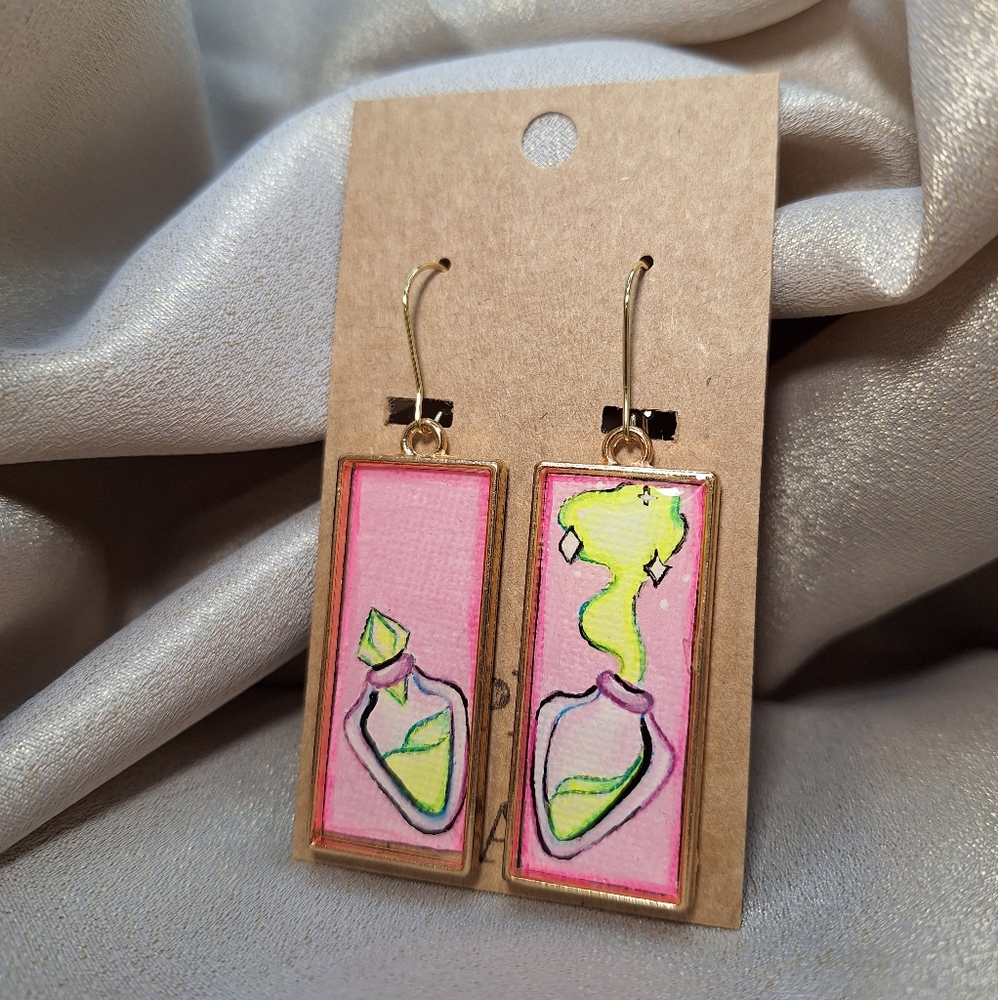 Hand painted earrings